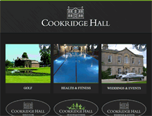 Tablet Screenshot of cookridgehall.co.uk